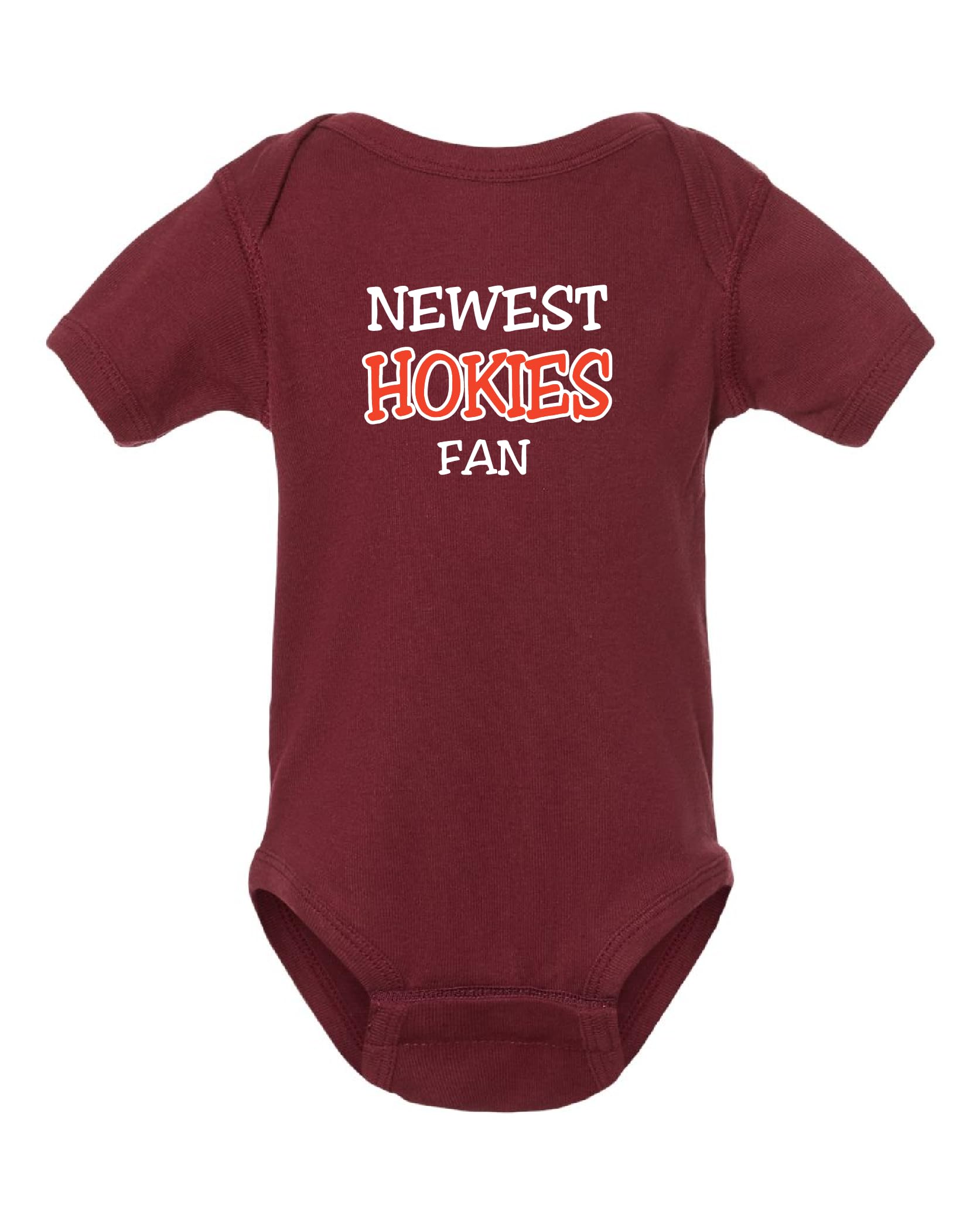 Newest Hokies Fan Baby Jersey Bodysuit Outfit Toddler Tee