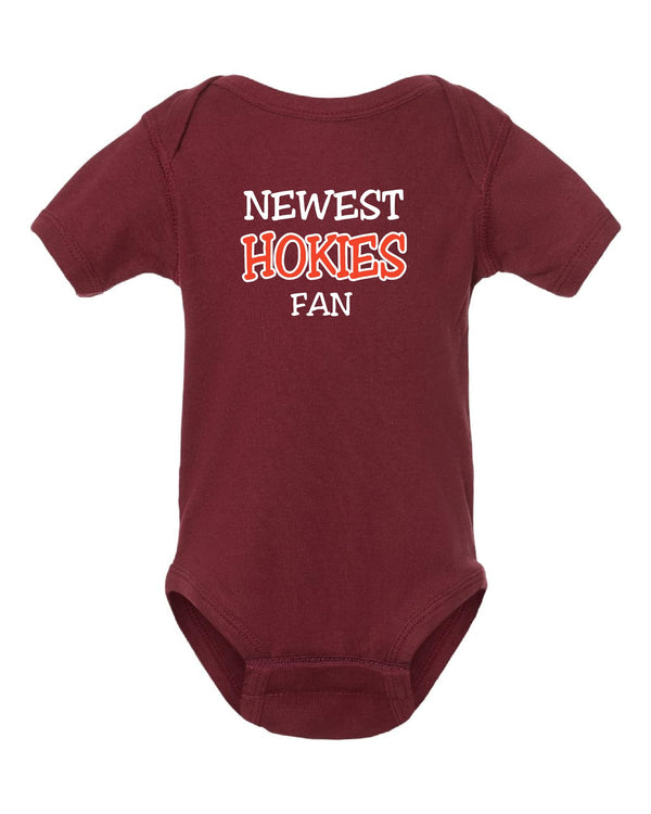 Newest Hokies Fan Baby Jersey Bodysuit Outfit Toddler Tee