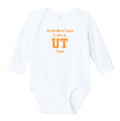 My Dad/Grandpa/Uncle Says I am a Tennessee Fan Baby Jersey Bodysuit Outfit - White
