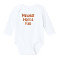 Newest Texas Horns Fan Baby Football Clothes Jersey Bodysuit Outfit