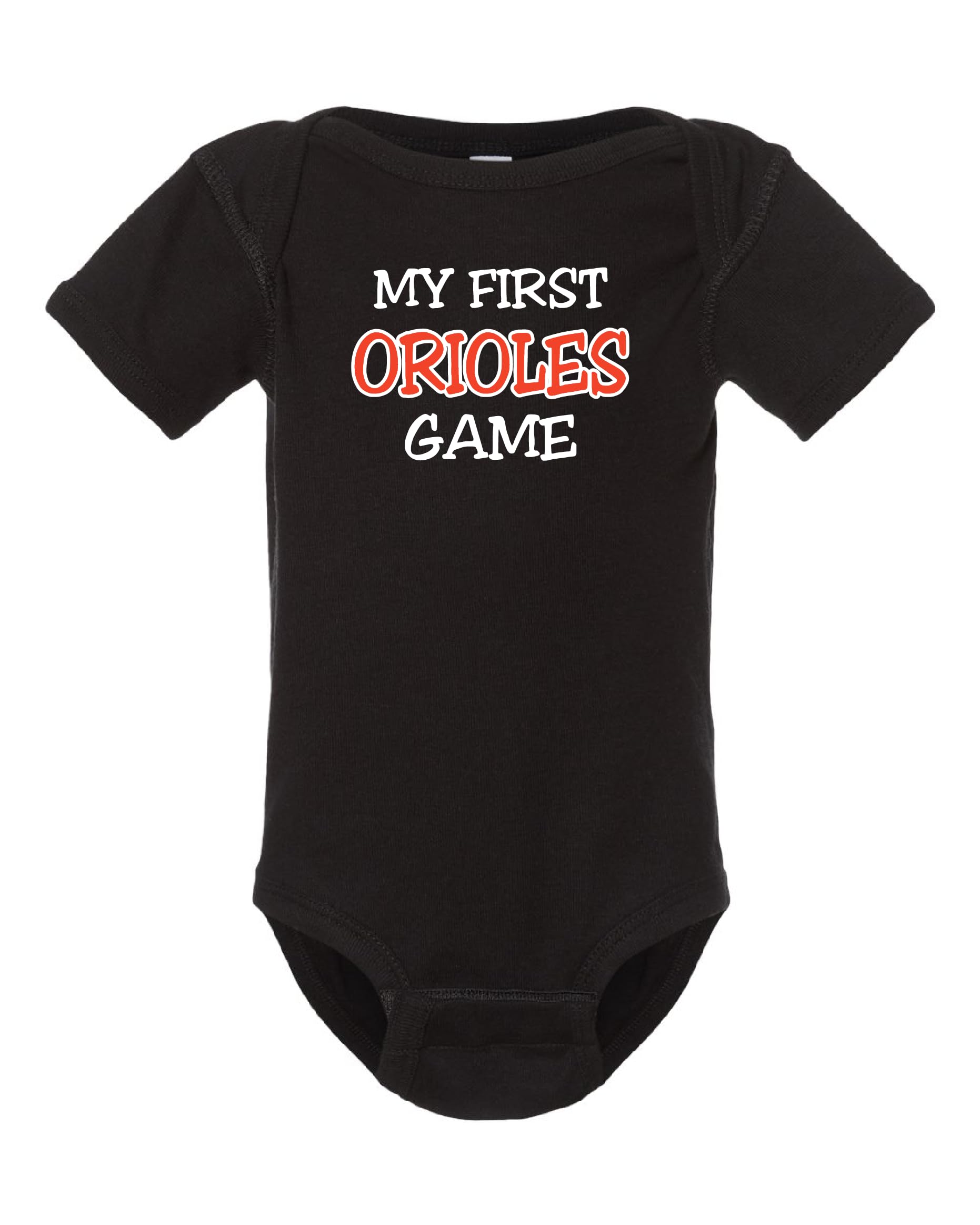 My First Baltimore Orioles Baseball Game Baby Bodysuit