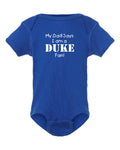 My Dad Says I am a Duke Blue Devils Fan Baby Bodysuit