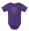 LA Lakers Basketball Fan Poop Your Pants if You Hate the Celtics Funny Bodysuit