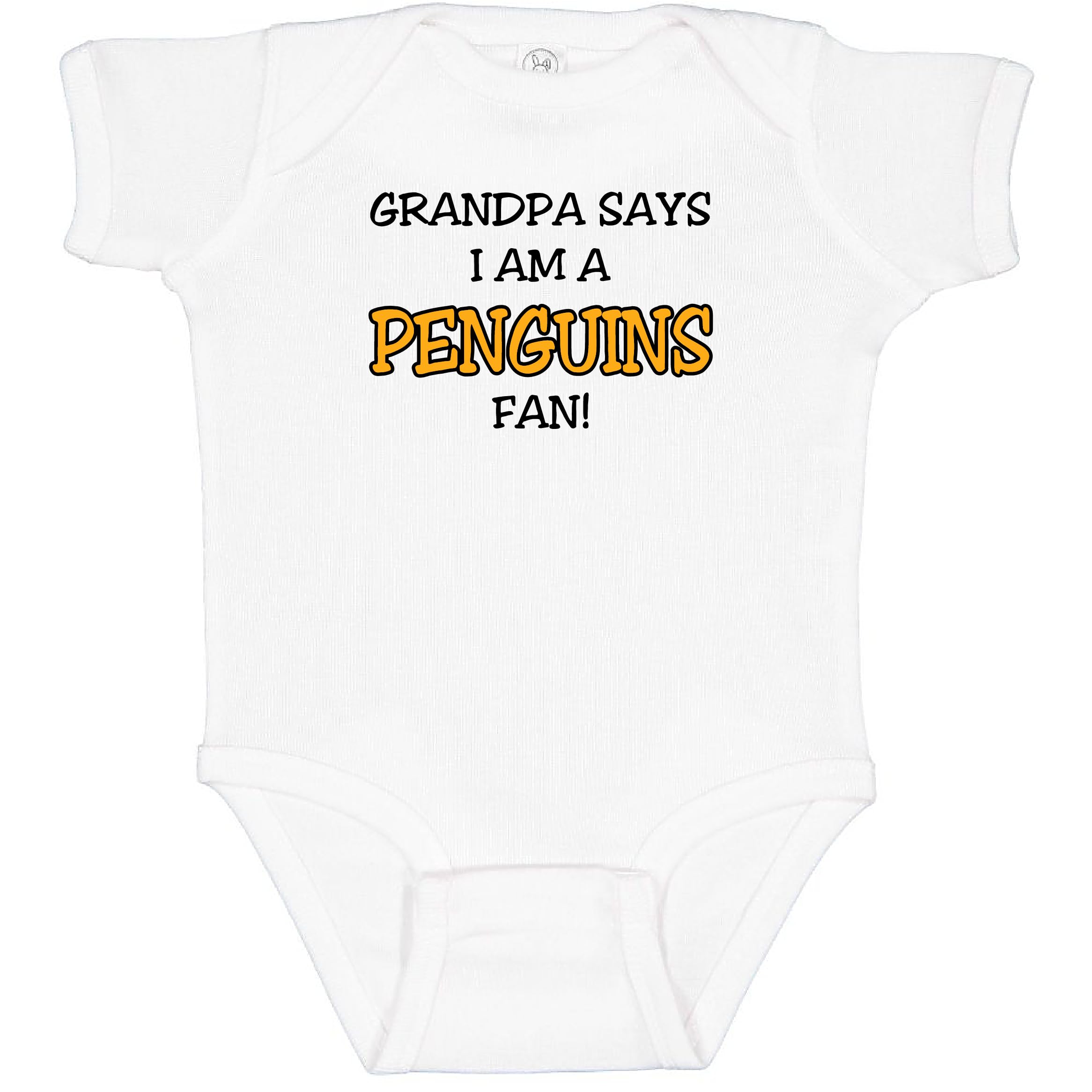 My Dad/Grandpa Says I’m a Pittsburgh Penguins Hockey Fan Baby Bodysuit