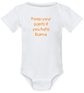 Tennessee Volunteers Fan Poop Your Pants if You Hate the Gators or Alabama Baby Bodysuit