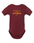 My Dad or Grandpa Says I am an Arizona State Fan Baby Bodysuit