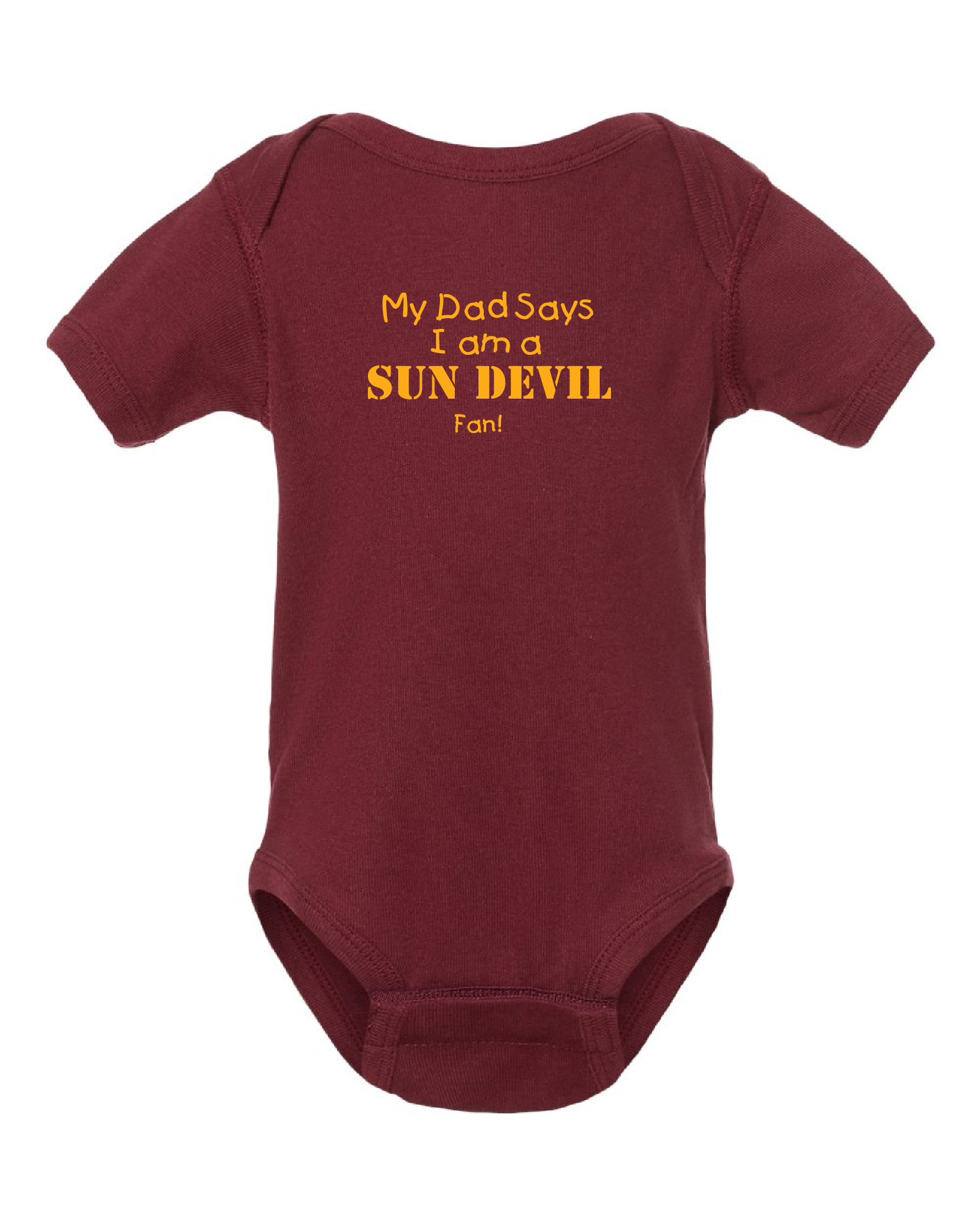 My Dad or Grandpa Says I am an Arizona State Fan Baby Bodysuit