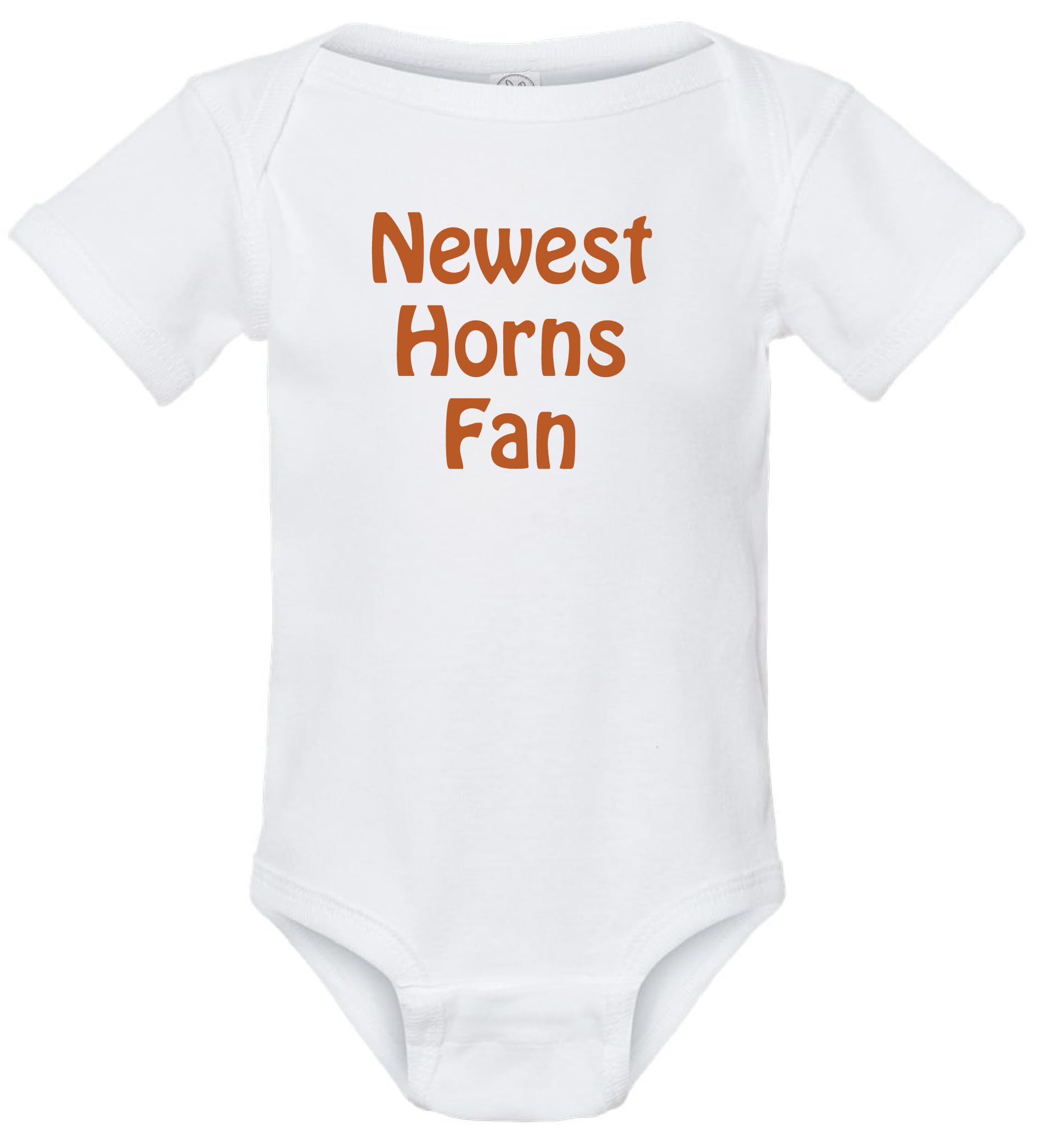 Newest Texas Horns Fan Baby Football Clothes Jersey Bodysuit Outfit