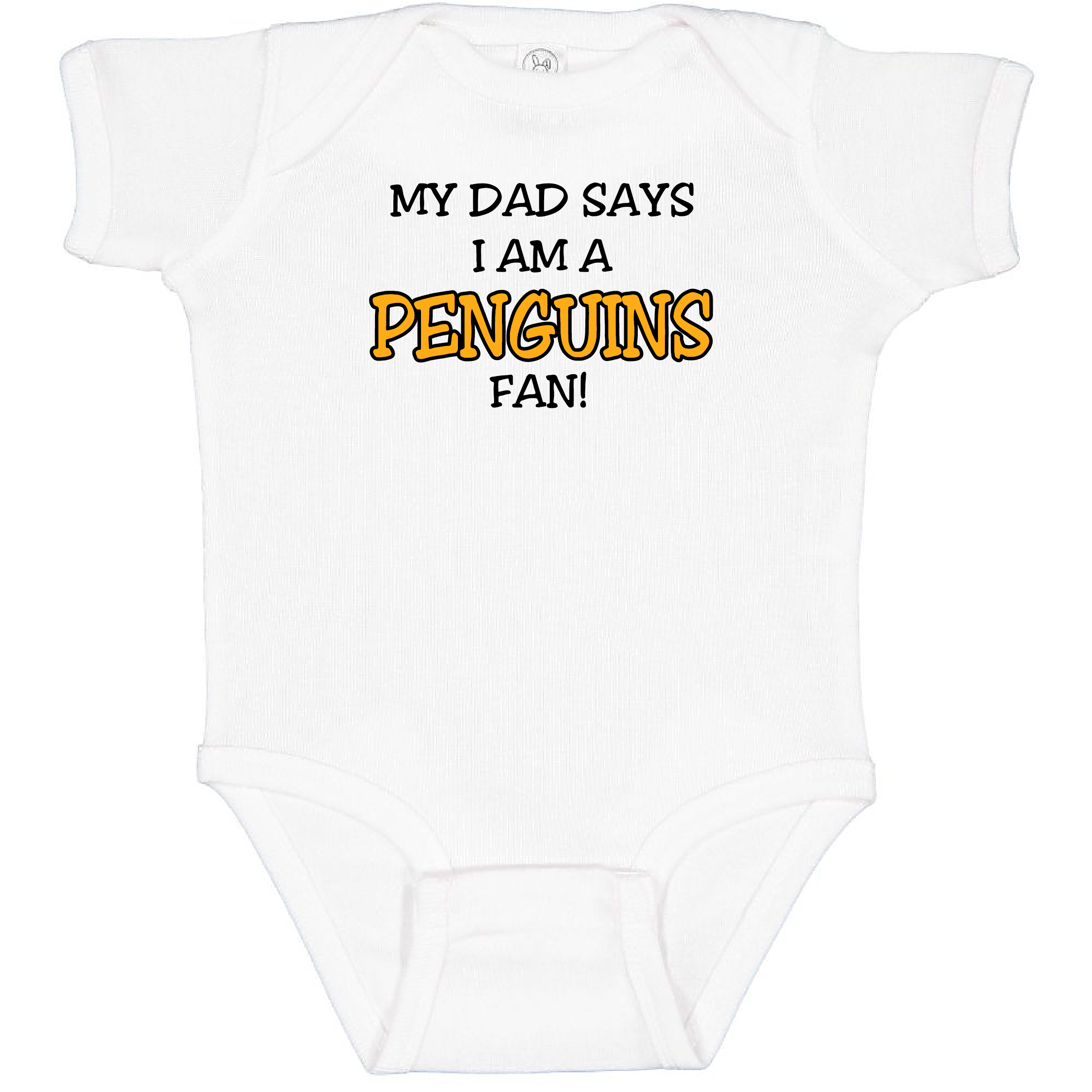 My Dad/Grandpa Says I’m a Pittsburgh Penguins Hockey Fan Baby Bodysuit