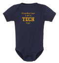 My Dad or Grandpa Says I'm a Georgia Tech Fan Baby Bodysuit