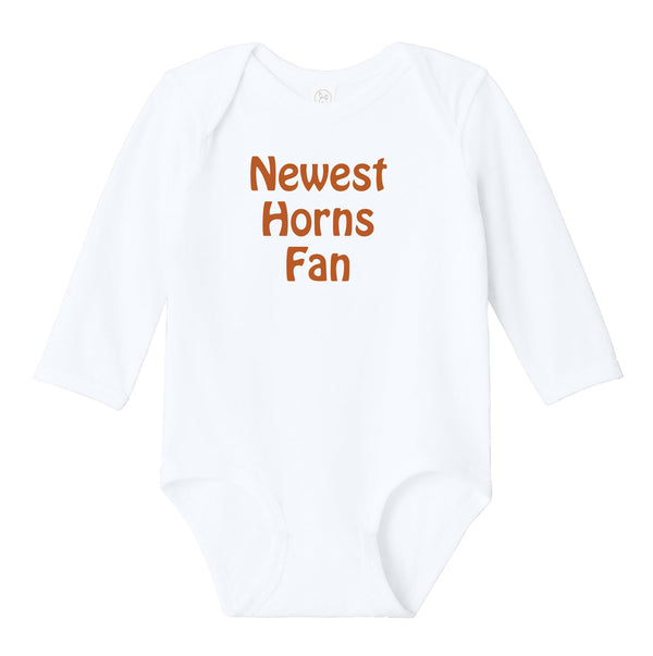 New Texas Fan Baby Football Clothes Jersey Bodysuit Outfit