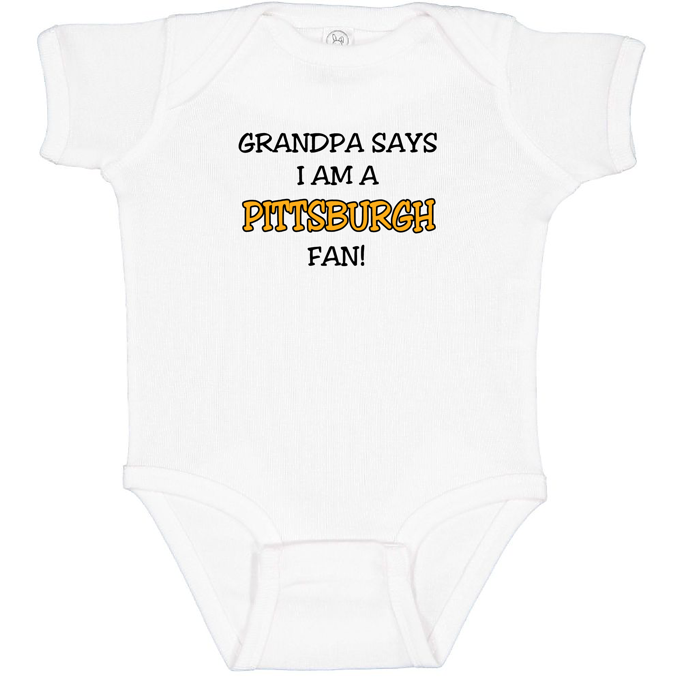 My Dad/Grandpa Says I’m a Pittsburgh Penguins Hockey Fan Baby Bodysuit